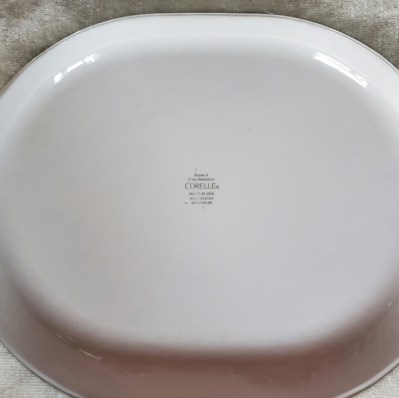 Vintage Corelle Chutney Fruit Pattern Serving Platter - Picture 9 of 9